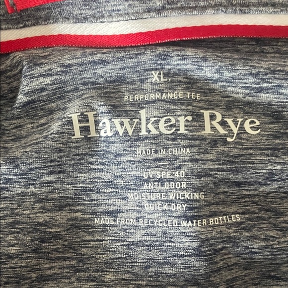 Hawker Rye Blue Performance Polo Shirt - Picture 2 of 5